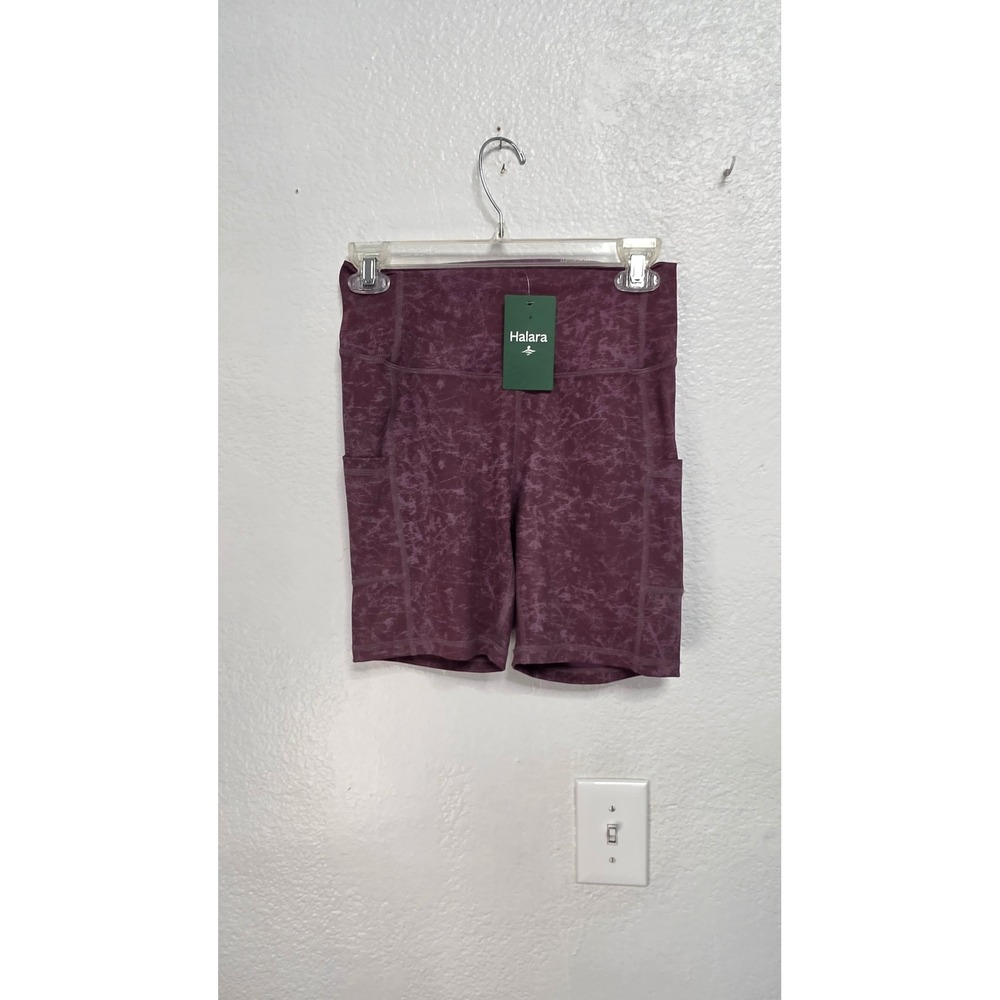 Halara Biker Shorts Womens Size M Purple New With Tags